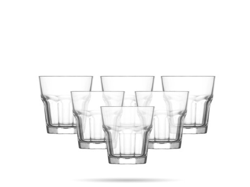 6 szklanek niskich 200 ml ARAS LAV