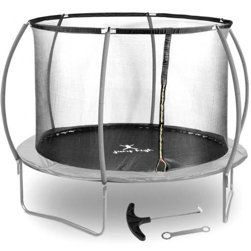 TRAMPOLINA OGRODOWA SIATKA OSŁONA NA SPRĘŻYNY 10ft