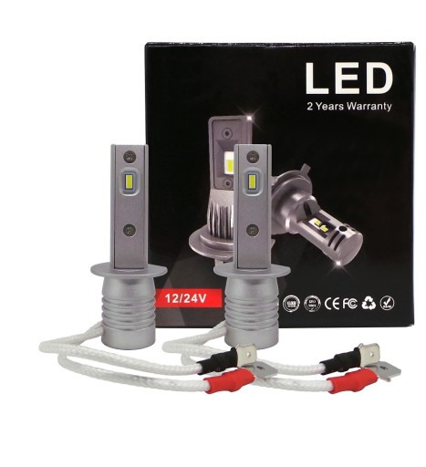H1 LED 9V-30V CANBUS CSP 2szt Nowość 2x4000lm