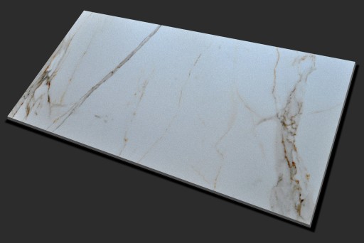GRES BIAŁY ZŁOTY MARMUR LAPPATO 120X60 CERAL