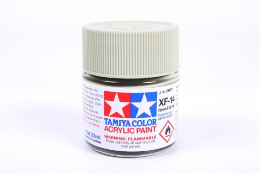MODELARSKA FARBA AKRYLOWA SZARA MATOWA TAMIYA 23ml XF-14 J.A. GREY (MATT)