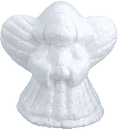 Aniołek Styropianowy z Skrzydłami 10 cm