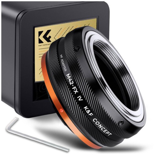 Adapter M42 - Fuji FX X-Pro1 X-E1 X-E2 X-M1 redukcja Concept 2024 IV klucz