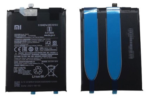 ORYGINALNA BATERIA BM54 XIAOMI REDMI 9 M2004J19C / REDMI NOTE 9 M2003J15SG