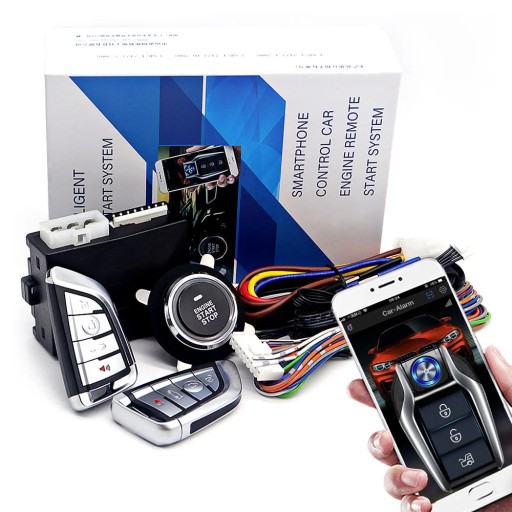 Universal Car Alarm Start Stop System Remote Control Engine Ignition~21696