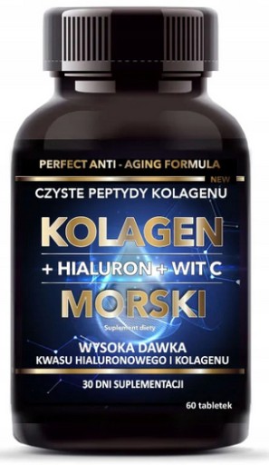 Intenson Kolagen morski hialuron i Wit C 60tab