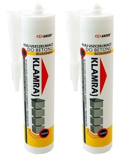 Klej do bloczków ogrodzeniowych MS POLIMER 2x310ml