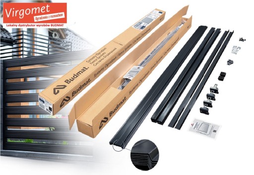 Przęsło Spazio SP-02 Ogrodzenie w paczce płot panel sztacheta