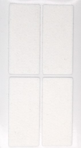 Filce samoprzylepne FLOOR CARE 40 x 90 mm BIAŁE
