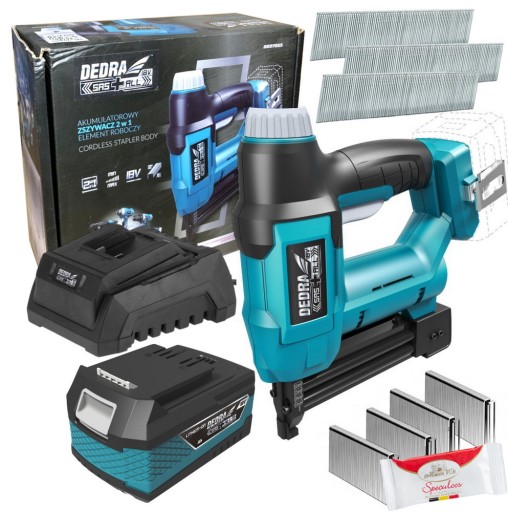 ZSZYWACZ GWOŹDZIARKA AKU 2w1 18V SAS+ALL DED7055 +1x2Ah