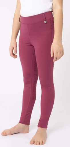 Legginsy dziecięce Horze DEA Full Grip dry rose r. 158/164 cm