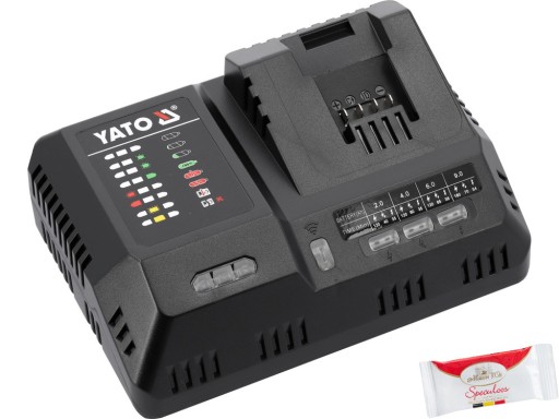 YATO SUPER SZYBKA INTELIGENTNA ŁADOWARKA 18V (2,4-12A) UKŁ CHŁODZ YT-828502