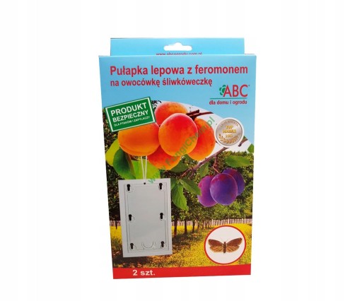 PUŁAPKA LEPOWA Z FEROMONEM - OWOCÓWKA ŚLIWKÓWECZKA