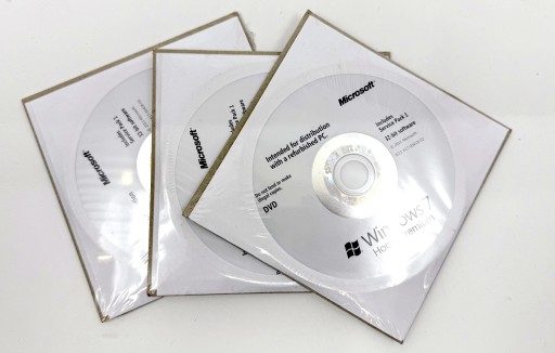 Płyta instalacyjna CD Dell Windows HOME Windows 7 32-bit SP1