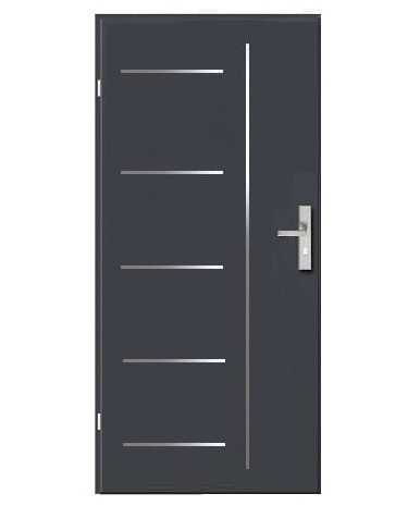 DRZWI WEJŚCIOWE TECHNICZNE ALU 16 100 Lewe