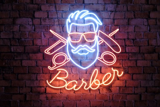 Neon LED Flex - Barber, Fryzjer, Reklama