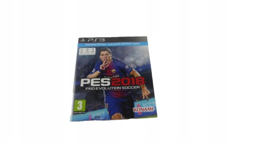 PES 2018 PRO EVOLUTION SOCCER płyta bdb+ komplet PS3