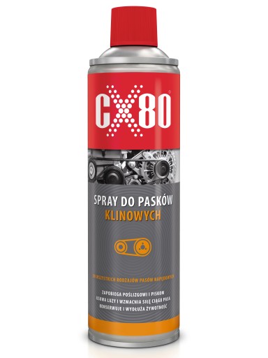 SPRAY DO PASKÓW KLINOWYCH NAPĘDOWYCH 500ML CX80