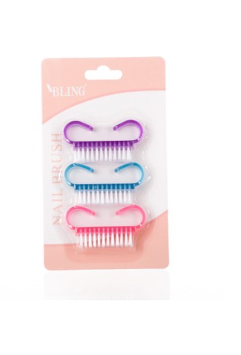 Szczoteczka do manicure i pedicure BLING, zestaw 3