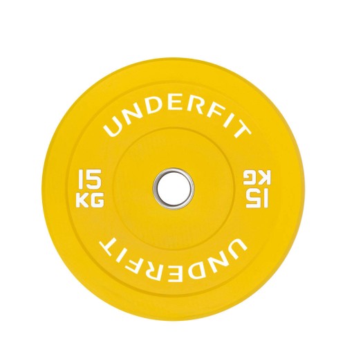OBCIĄŻENIE OLIMPIJSKIE BUMPER COLOR UNDERFIT 15 KG
