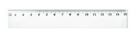 TETIS LINIJKA 15CM PLASTIKOWA BL002-A