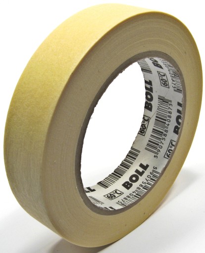 Taśma lakiernicza malarska 25 mm x 50 m ( do 60 °C ) - BOLL