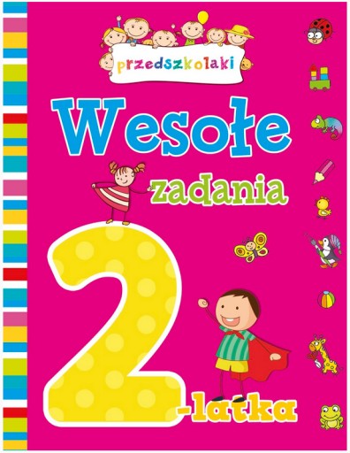 Wesołe zadania 2-latka książeczka edukacyjna