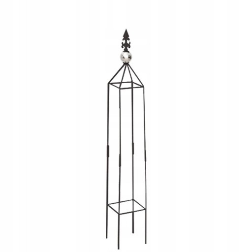 KOLUMNA OGRODOWA Z GROTEM OBELISK PERGOLA DONICZKI NA PNĄCZA RÓŻE 79x12cm