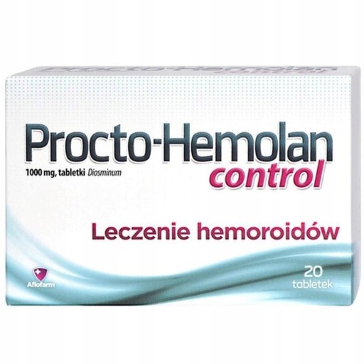 Procto- Hemolan Control na hemoroidy 20 tabletek