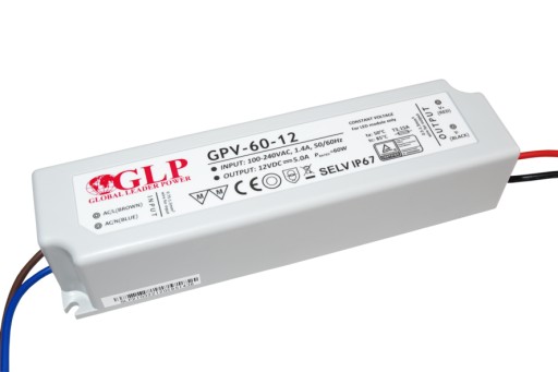 Zasilacz GPV-60-12 do taśm ledowych