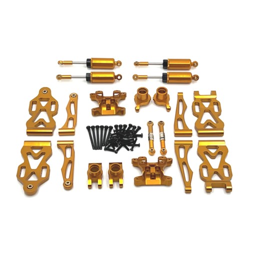 1/16 RC Car ulepszone części metalowe łatwe w montażu dla JJRC Q130A Golden