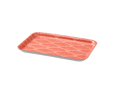 IKEA taca VARFINT tacka mała/wzór/pomarańczowa