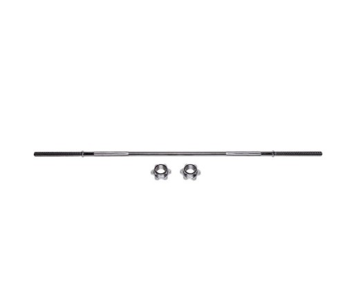 GRYF PROSTY Z GWINTEM I ZACISKAMI UNDERFIT 120 CM