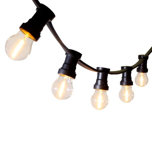 GIRLANDA ogrodowa 10 mb+20 ŻARÓWEK LED 0,8W HIT