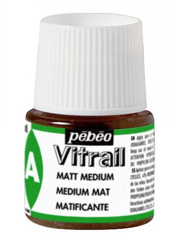 Medium matujące do farb Vitrail - Pébéo - 45 ml