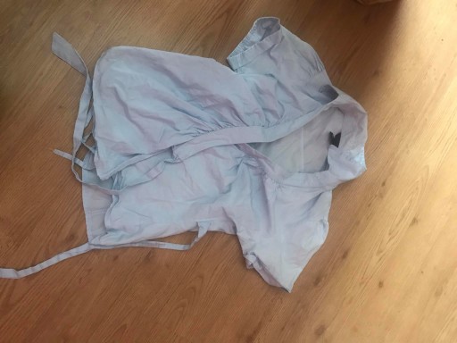 Koszula wiązana H&M błekitna błekit 36 s