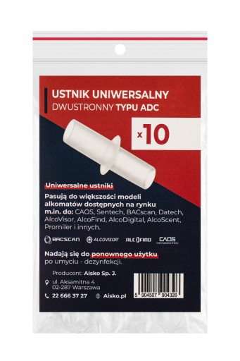 Ustnik do alkomatu - 10 sztuk