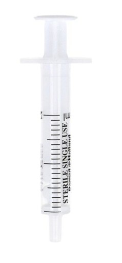 Strzykawka dozująca 2,5ml aplikator do kleju pasty