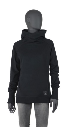 Bluza dresowa damska z kapturem S czarna