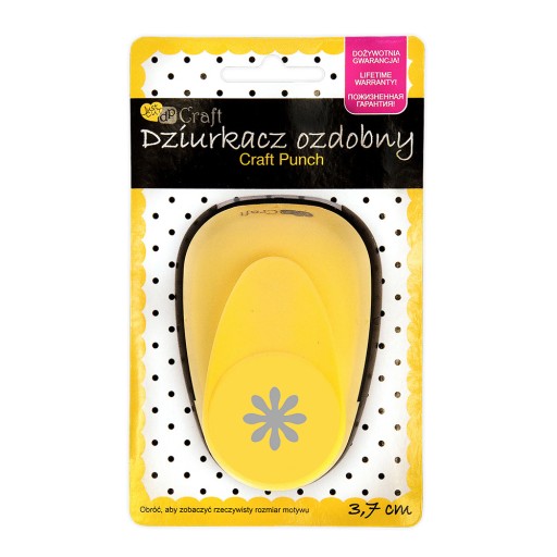 DZIURKACZ OZDOBNY 3,7 CM STOKROTKA - dpCraft
