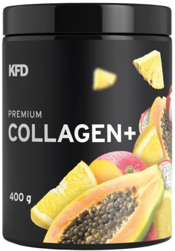 KFD PREMIUM COLLAGEN+ kolagen MSM kwas hialuronowy STAWY tropikalny 400 g