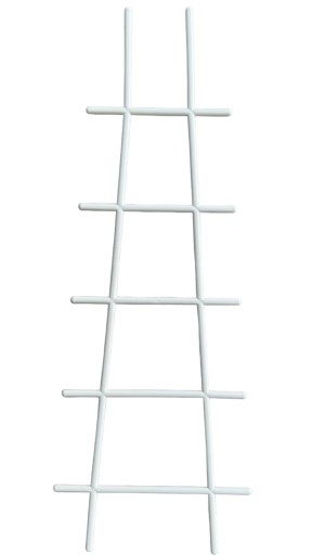 Podpora do roślin DRABINKA TYCZKA 50x18 cm BIAŁY