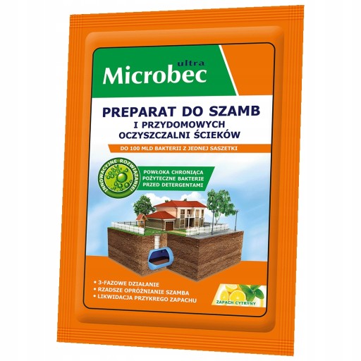 MICROBEC ULTRA PREPARAT DO SZAMB - SASZETKA 25g