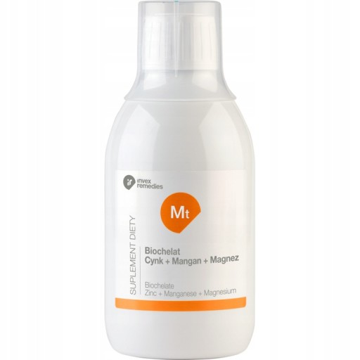 Invex Biochelat Cynk + Mangan + Magnez 300 ml