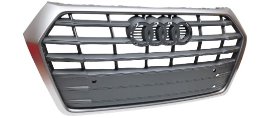 AUDI Q5 80A 16- ATRAPA GRILL SZARY + RAMKA SATYNOWA