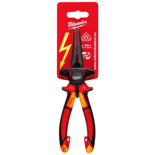MILWAUKEE SZCZYPCE DŁUGIE OKRĄGŁE 45° 205 mm VDE 4932464565