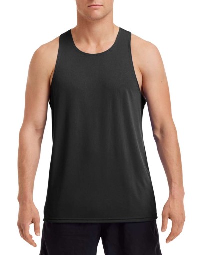 KOSZULKA Bezrękawnik Sportowy CORE Performance Top Czarna XL