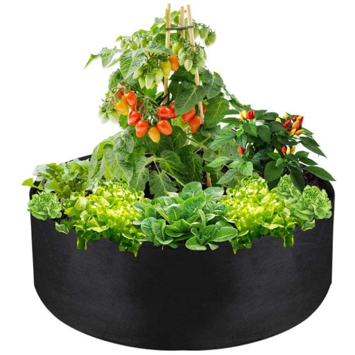 Okrągły TORBA DO SADZENIA WARZYW 19,7 cala