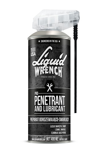 ODRDZEWIACZ DO ŚRUB METALU LIQUID WRENCH PRO WIELOFUNKCYJNY SPRAY 400 ml