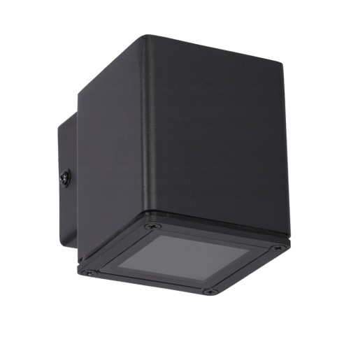 LAMPA KINKIET OGRODOWY ZEWNĘTRZNA GU10 IP44 CZARNA